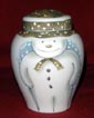 Large Snowman Ginger Jar