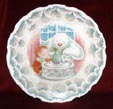 Snowman Plate 2 - Snowman Christmas Cake